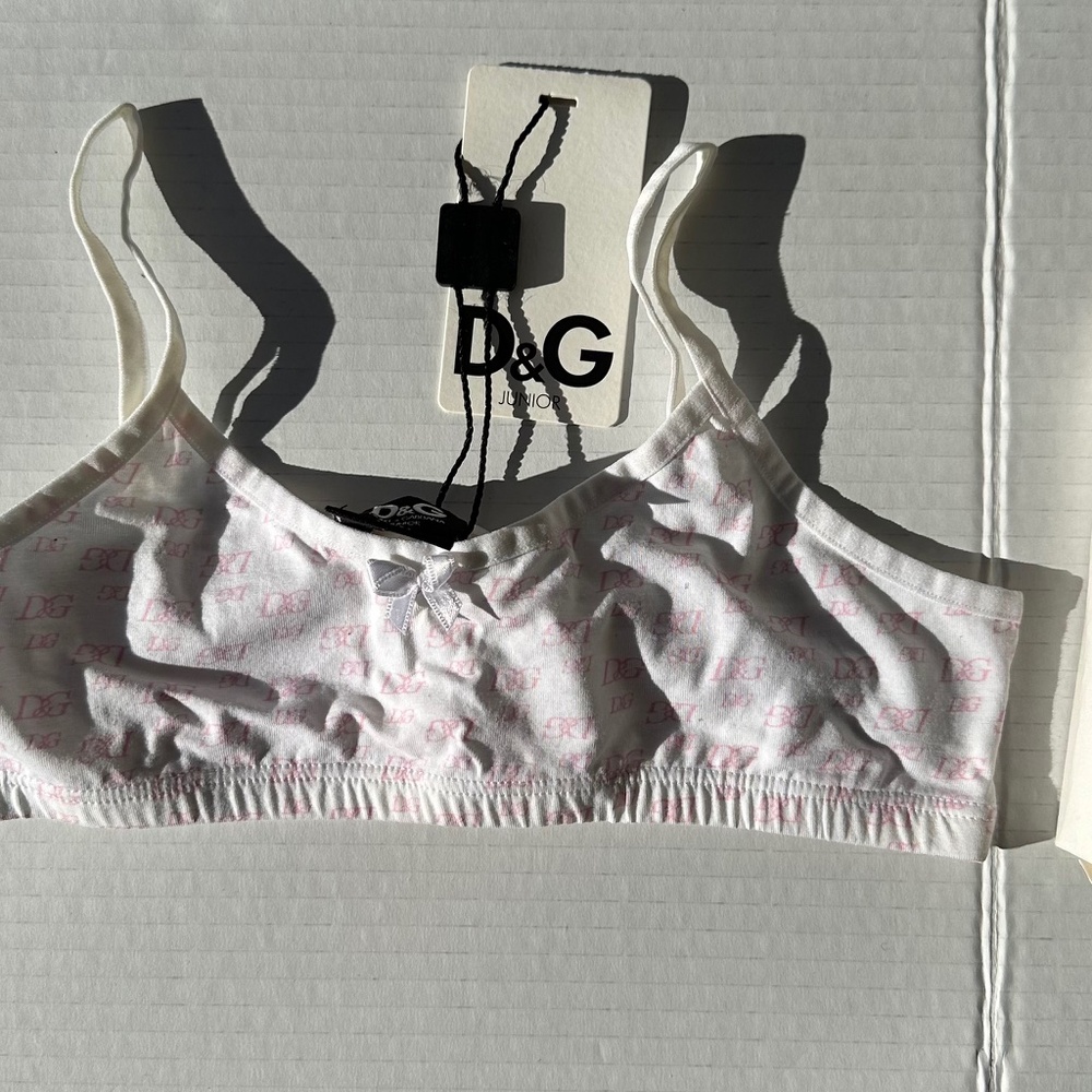 Dolce&Gabbana Junior girls bralette cotton top size XS